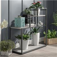 Dorel Weston Metal Plant Stand - Natural