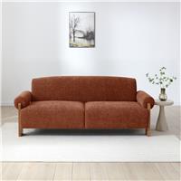 Kyoto Mitch Small Double Fabric Clic Clac Sofa Bed - Orange
