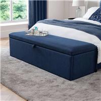 Julian Bowen Sorrento Blanket Box - Blue