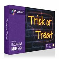 Premier Decorations Neon Halloween Trick Or Treat Wall Sign Decoration