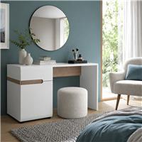 Furniture To Go Chelsea 1 Drawer Desk - White