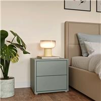 Furniture To Go Alice Springs 2 Drawer Bedside Table - Green
