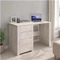 Furniture To Go Angel 3 Drawer Desk - White