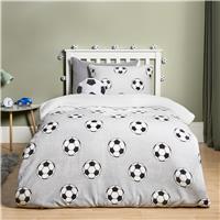 OHS Football Glow In Dark Duvet Cover Set Grey - Double