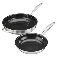 Cooks Professional 2 Piece Tri-Ply Frying Pan Set - 22cm & 28cm