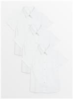 White Stain Resistant School Shirts 3 Pack 11 years