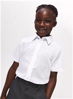 5 Pack White Short Sleeve Shirts 12 years
