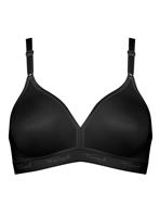 TRIUMPH Black Micro Fun Non Wired Bra 32C