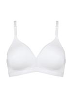 TRIUMPH White Micro Fun Non Wired Bra 34B