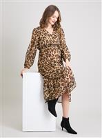 MATERNITY Animal Print Wrap Dress 16