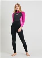Black & Pink Long Leg Wetsuit 12