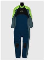 Kids' Blue & Green Colour Block Wetsuit 5-6 years