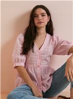Everbelle Patched Broderie Top 12