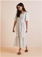 Everbelle Floral Check Maxi Dress 18