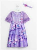 Disney Encanto Lilac Isabela Dress & Headband 5-6 years