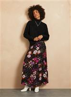 EVERBELLE Floral Maxi Skirt 8