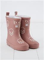 GRASS & AIR Rose Colour Changing Kids Winter Wellies 7 Infant