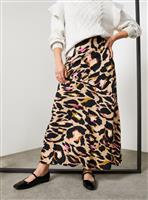 For All The Love Leopard Printed Cut About Slip Skirt 12