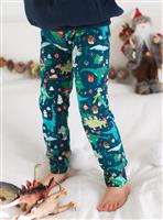 FRED & NOAH Xmas Dino Leggings 0-6 Months