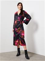 For All The Love Printed Kimono Wrap Midaxi Dress 12