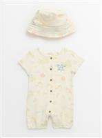 The Snail And The Whale Romper & Hat Set 3-6 months