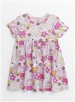 Peppa Pig Pink Floral Jersey Dress 1-2 years