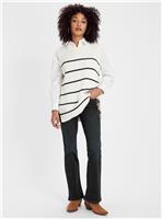 Mid Denim Lift & Shape High Waisted Flared Jeans 14L