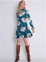 BURGS Georgia Roll Neck Tunic Dress 8