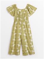 Tu X Scion Lohko Green Woven Jumpsuit 5 years