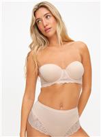 Beige Multiway Soft Cup Balcony Bra 36C