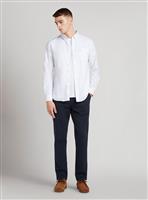 FARAH Drayton Long Sleeve Shirt White L