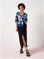 EVERBELLE Floral Revere Boxy Shirt 12