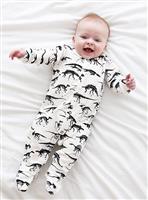 FRED & NOAH Milk Dino Sleepsuit 3-6 Month