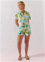 EVERBELLE Floral Blurred Print Shorts 6