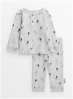 Gruffalo Grey Waffle Pyjamas Up to 1 mth