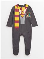 Novelty Halloween Harry Potter Long Sleeve Sleepsuit Up to 3 mths