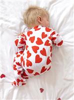 FRED & NOAH Love Heart Sleepsuit 6-12 months