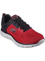 SKECHERS Track Broader Trainer Red And Black 7