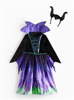 Halloween Maleficent Disney Fancy Dress Costume 9-10 years