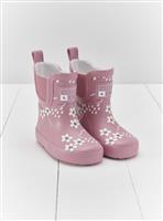 GRASS & AIR Short Flower Welly Boot Pink Bloom 8 Infant