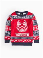 Mini Me Kids' Christmas Star Wars Storm Trooper Jumper 6 years