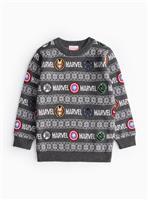 Marvel Avengers Fair Isle Christmas Jumper 1-2 years