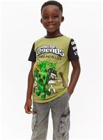 Minecraft Khaki T-Shirt 13 years