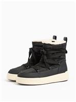 Black Duvet Boots 8