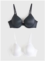 Jacquard Leopard Print T-Shirt Bra 2 Pack 38C