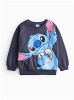 Disney Stitch Heart Graphic Print Sweatshirt 6 years