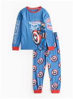 Marvel Captain America Printed Pyjamas 2-3 years