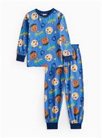 Cocomelon Printed Blue Long Sleeve Pyjamas 2-3 years