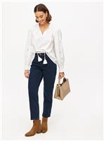 Dark Wash Denim Straight Leg Relaxed Jeans 8R