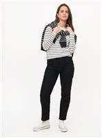 Black Straight Leg Relaxed Jeans 10R